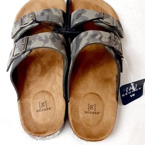 Men's  camouflage slides